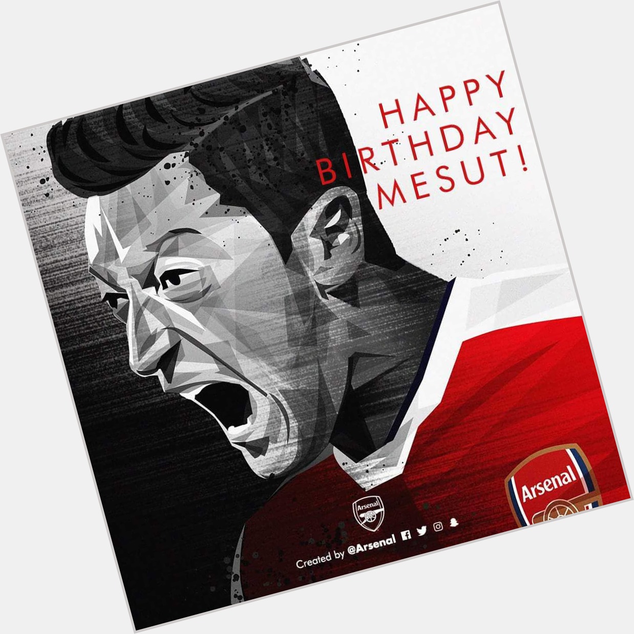Happy birthday Mesut Ozil. Long life is assured. 