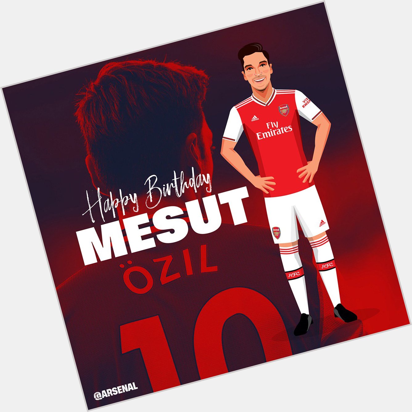 Happy birthday Mesut Ozil 