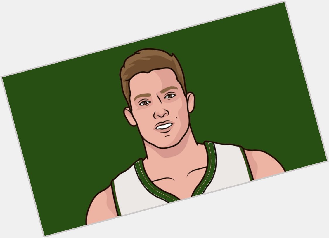 Happy birthday to Meyers Leonard:

He is shooting 50% from 3PT so far this season 
