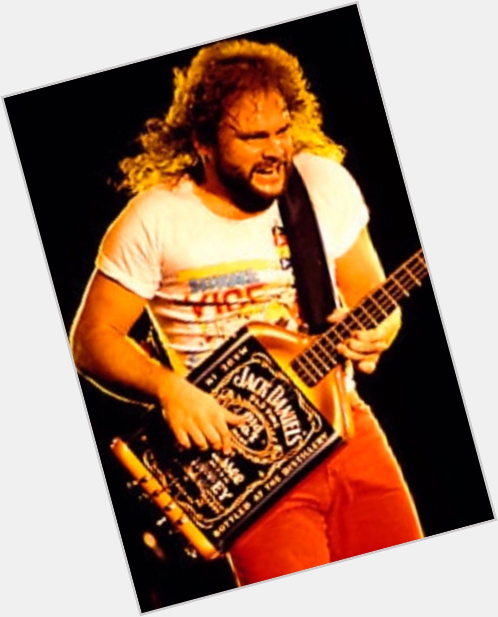 HAPPY BIRTHDAY TO OUR MAIN MAN MICHAEL ANTHONY! VH\s sweet harmonies wouldn\t have been the same with ya! 