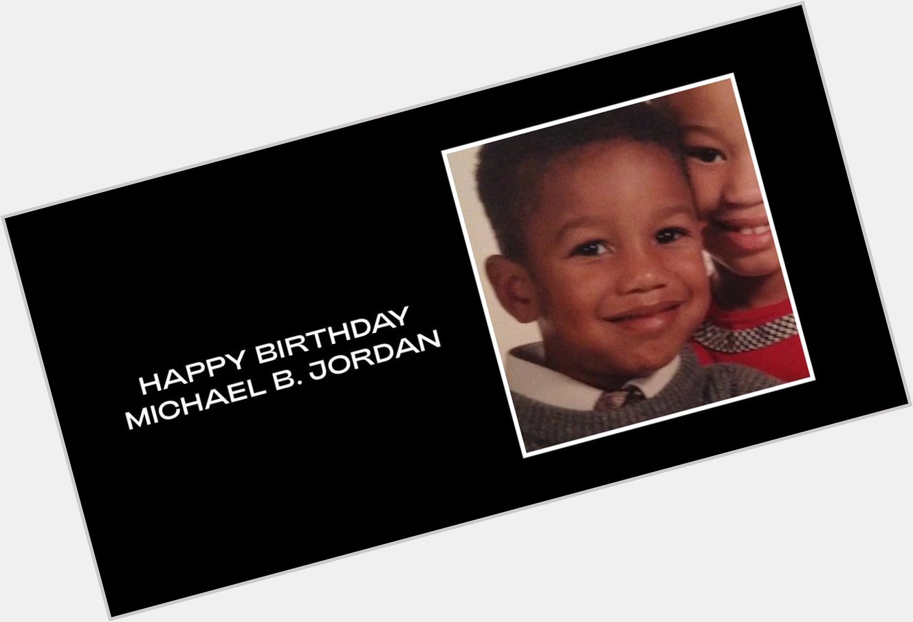  Happy Birthday Michael B. Jordan  
