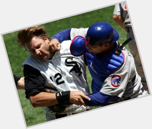 Happy Birthday Michael Barrett! Forgettable Expo but a great right hook on Pierzynski ! That I won\t forget. 