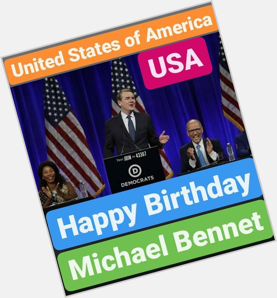 Happy Birthday 
Michael Bennet  