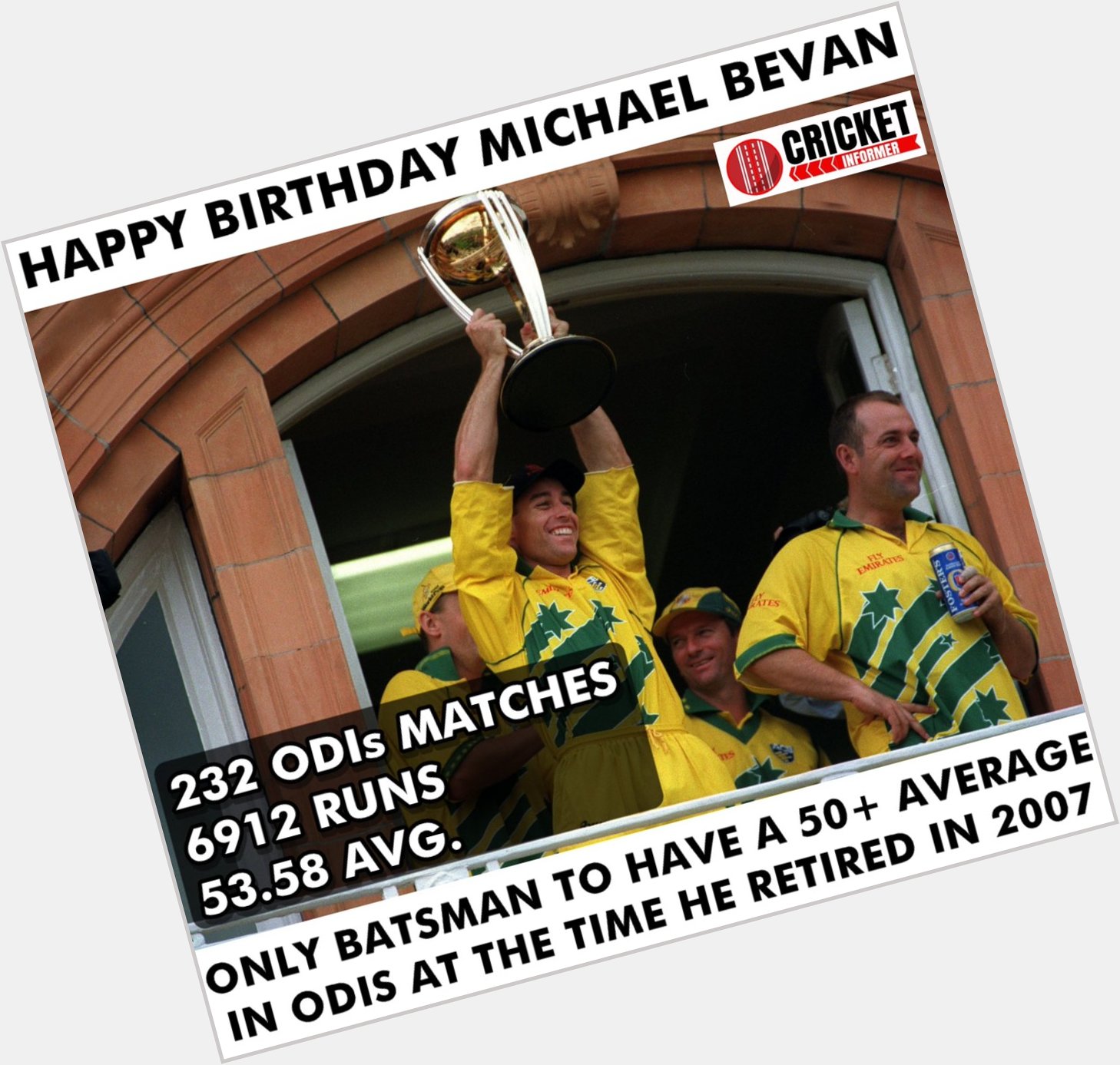 Happy Birthday Michael Bevan. 