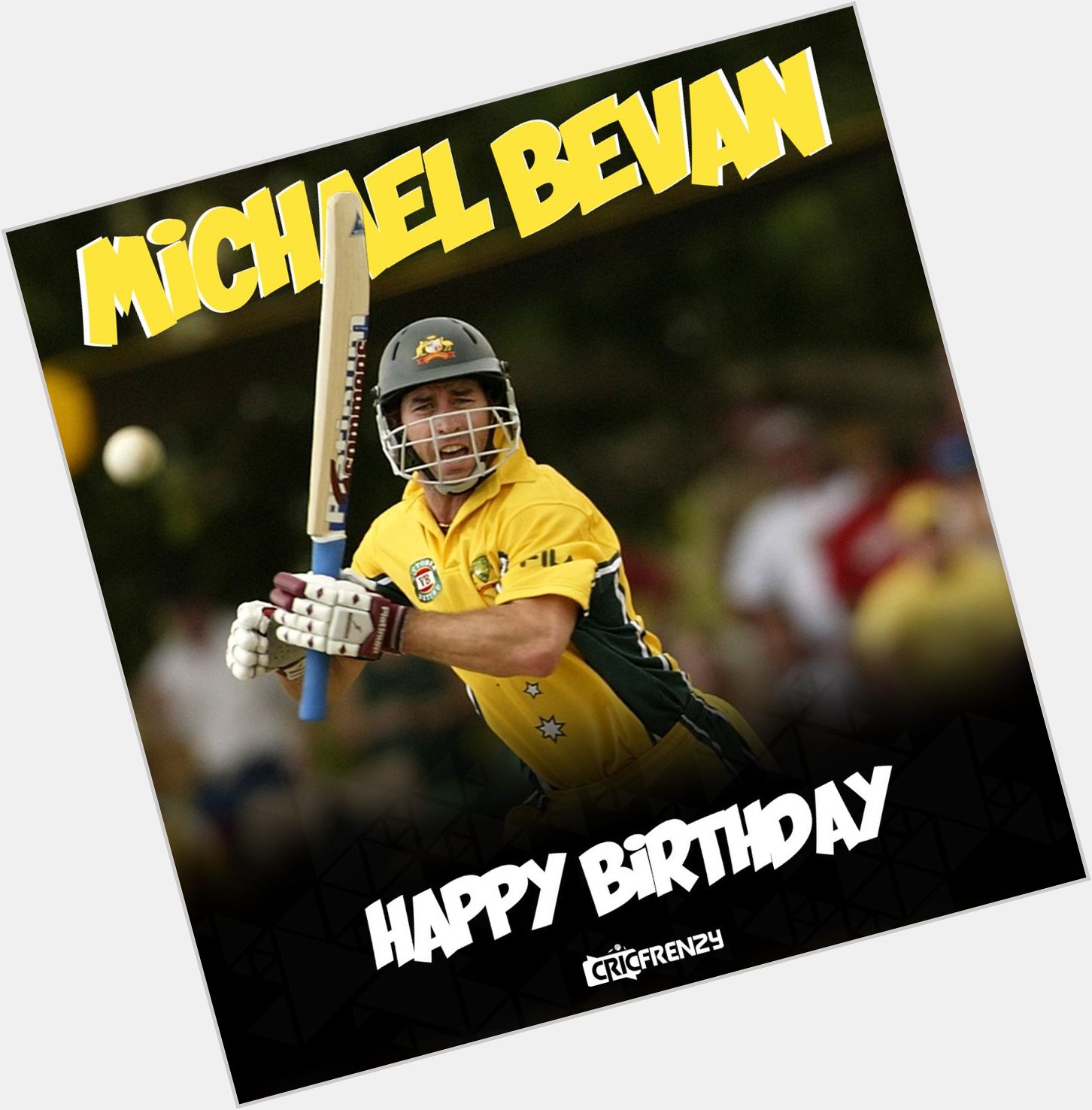 1999 and 2003 Cricket World Cup winner
Happy birthday Michael Bevan    