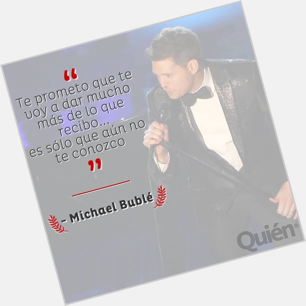  Hoy cumple 40 uno de nuestros cantantes favoritos, Michael Bublé. Happy birthday! 