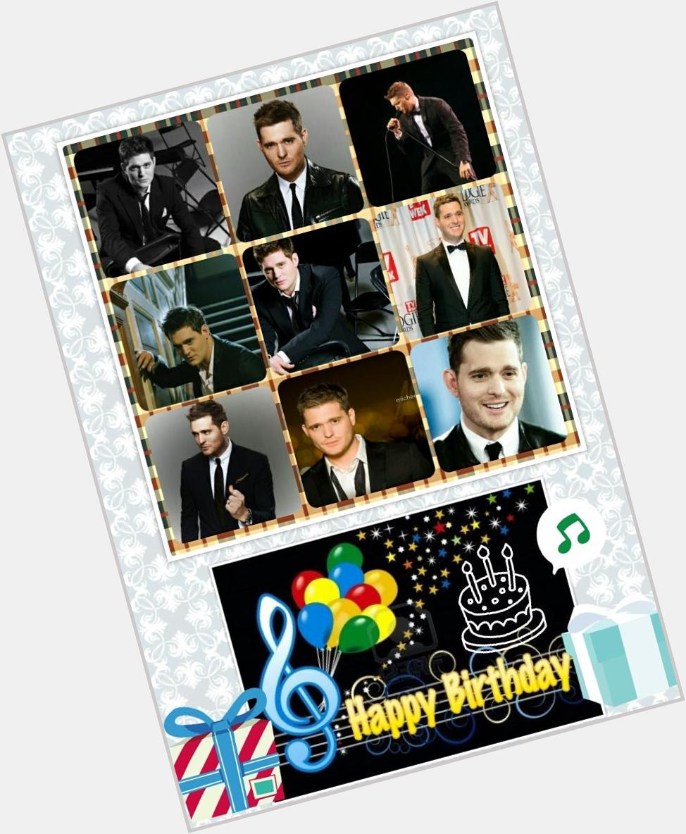 Happy Happy Happy Birthday Michael Bublé. Best wishes. Enjoy your day :)
From MBPh, Bubléttes , Me         