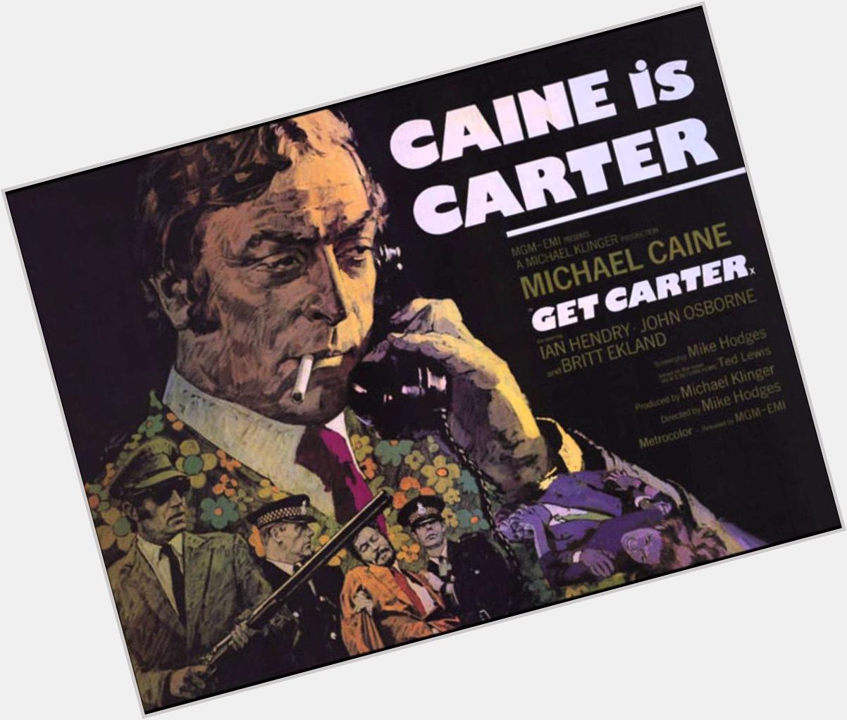 Happy Birthday to Michael Caine! \"Get Carter\" (1971) dir by Mike Hodges, is required viewing. 