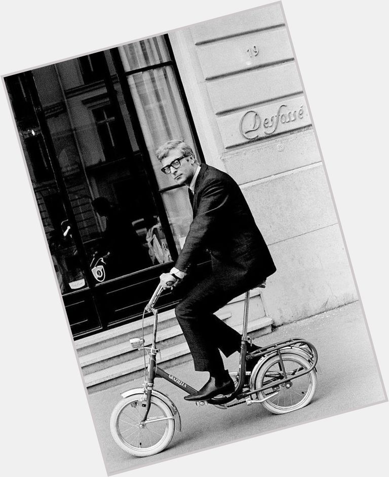 Someone got a new bike for his birthday! Many happy returns to Michael Caine        