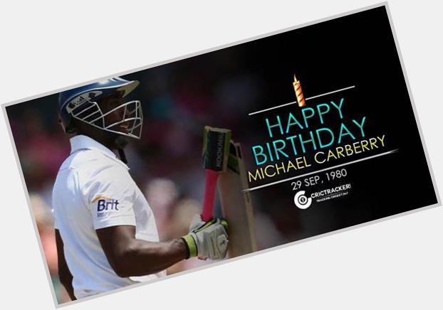 Happy Birthday Michael Carberry. He turns 35 today....  