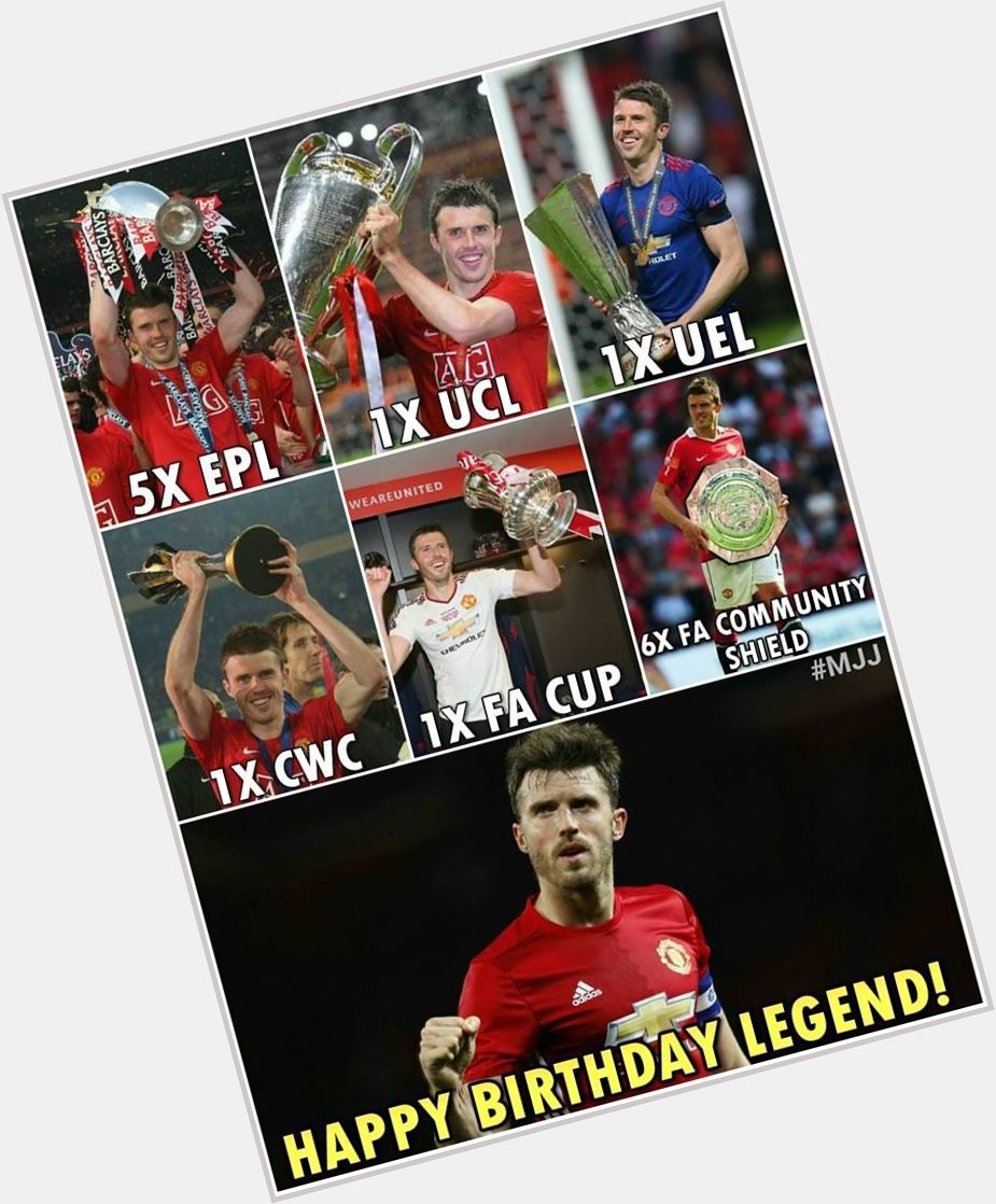 Happy Birthday to the Man Utd Captain, Michael Carrick! 