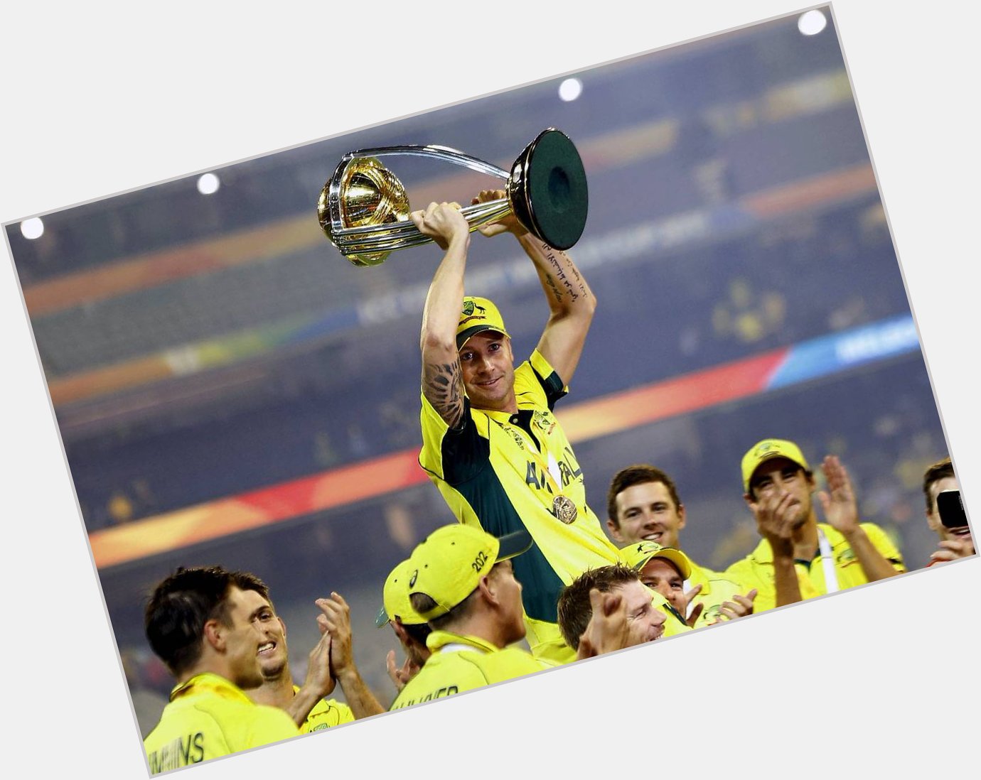 Happy 38th Birthday to Australian batsman and World Cup Winning Captain, Michael Clarke 