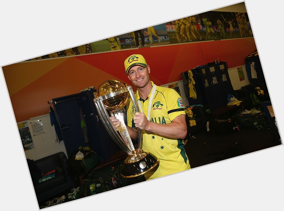 Happy birthday to Michael Clarke, who captained Australia to World Cup glory in 2015!   