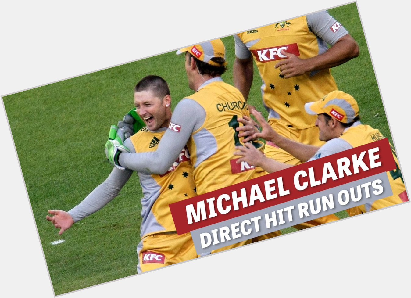 Do NOT run on that arm Happy birthday to former Aussie skipper Michael Clarke, who turns 40 today! 