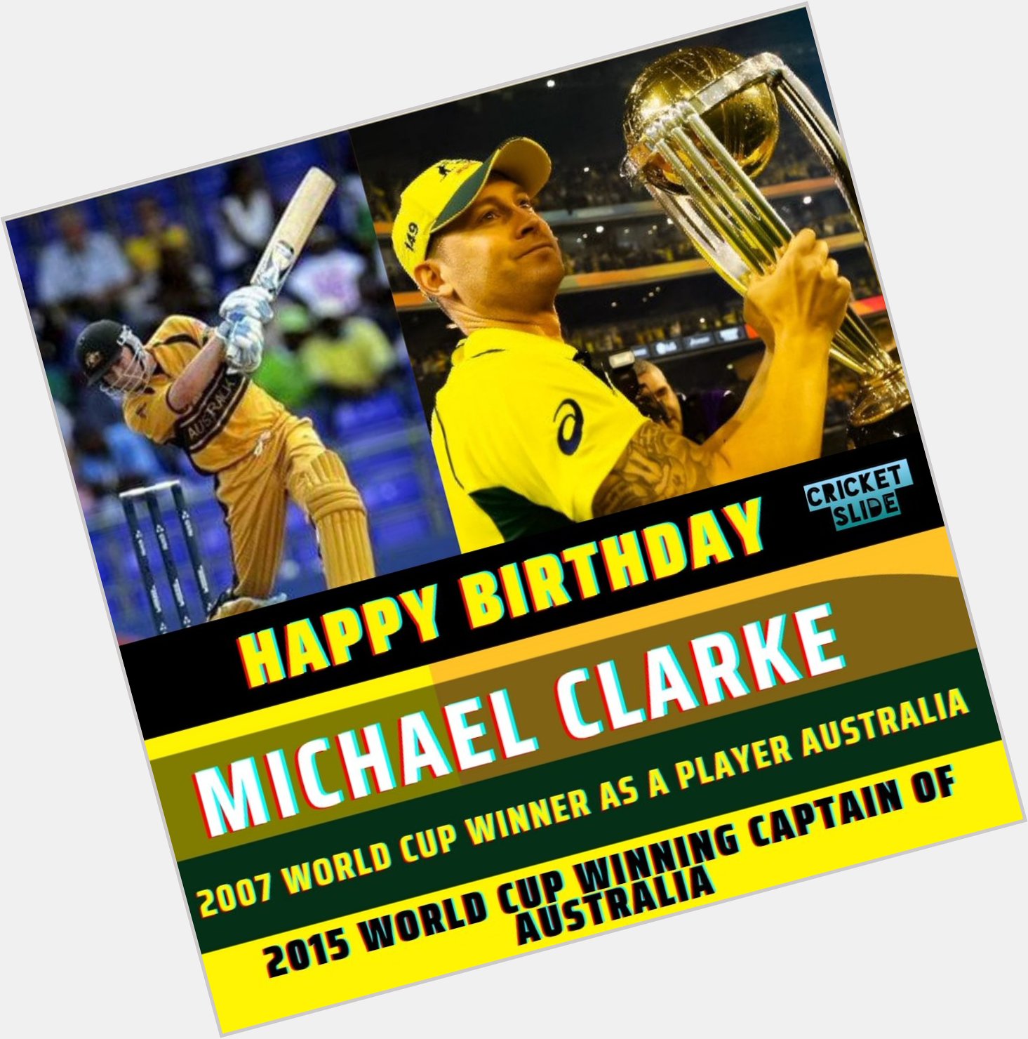 Happy Birthday Michael Clarke      