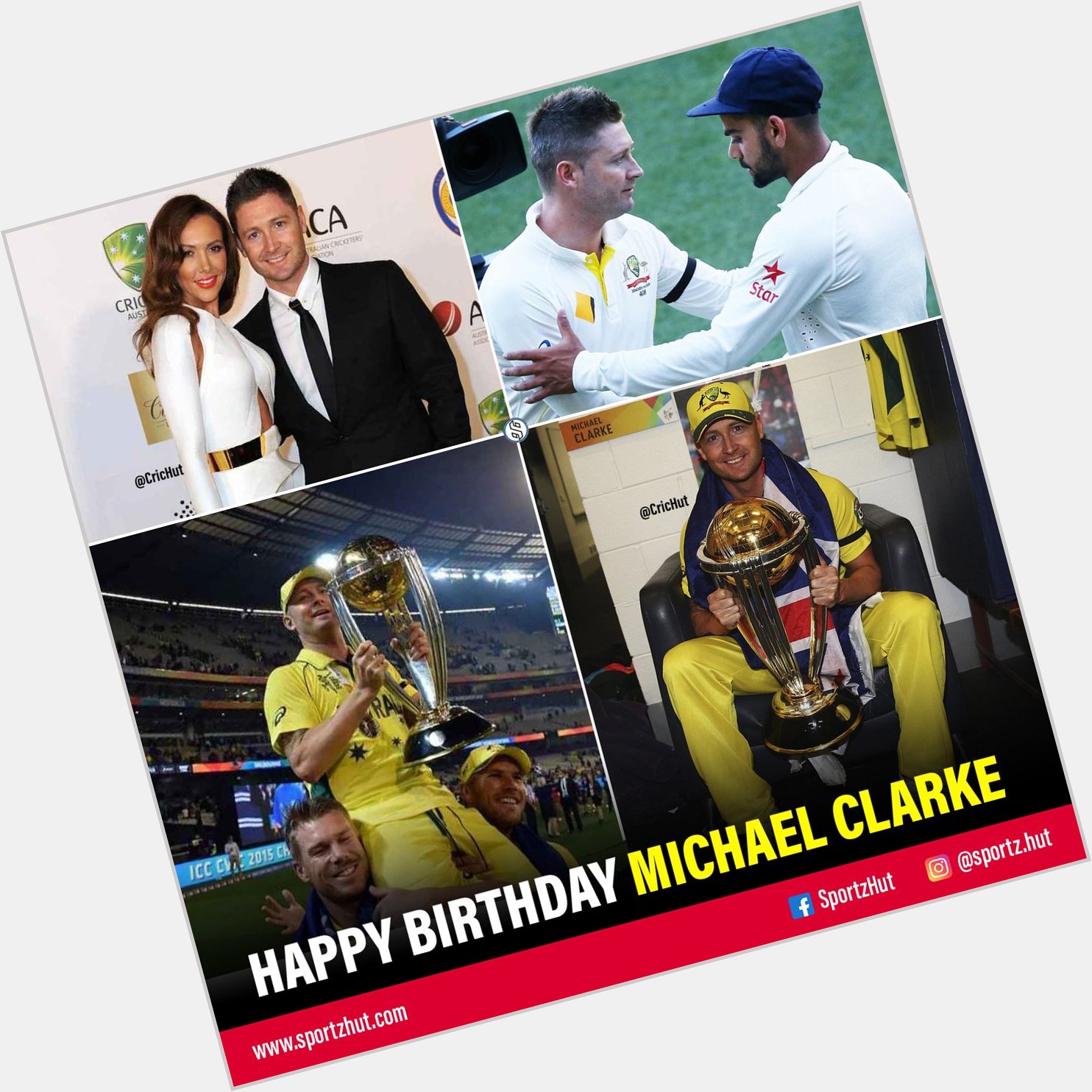 Happy Birthday to Aussie legend Michael Clarke       