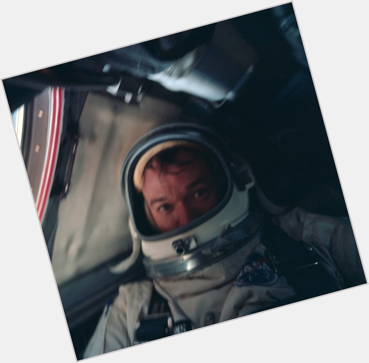 Happy Birthday, Michael Collins! Imagen desde la NASA - via NASA  