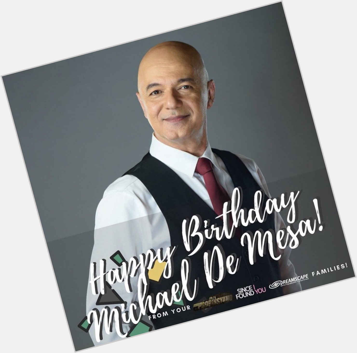 Happy birthday to our dear Tito Michael de Mesa!  From your Dreamscape Family  