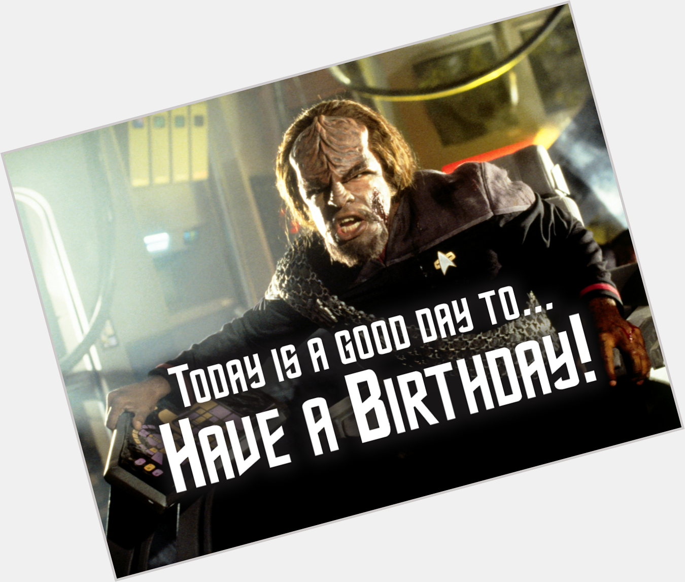 Today is a good day...to have a birthday! Happy Birthday Michael Dorn !  