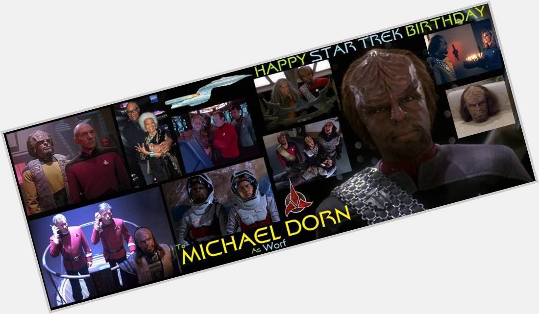 Happy birthday to Michael Dorn, born December 9, 1952.  