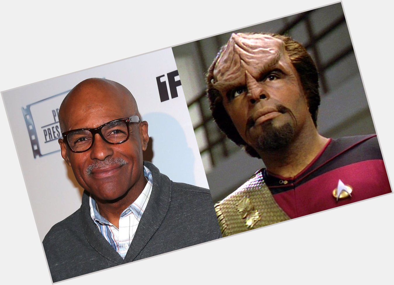 Happy birthday to the best Federation-Klingon, Michael Dorn 