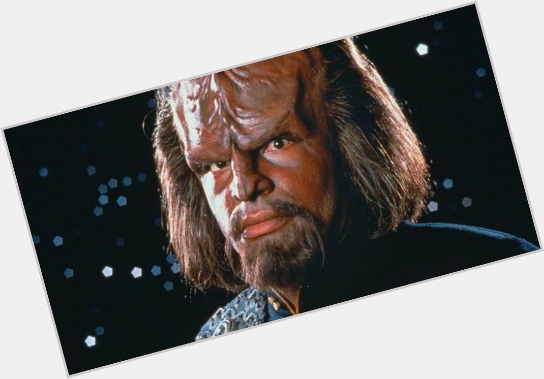 Happy birthday to my favorite Klingon, Michael Dorn ( who always manages to look how I feel. 