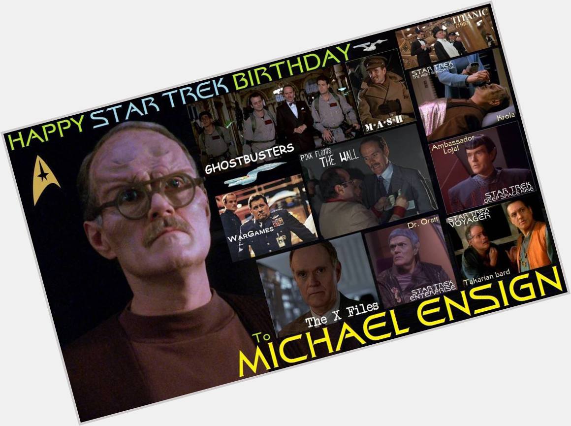 2-13 Happy birthday to Michael Ensign.  