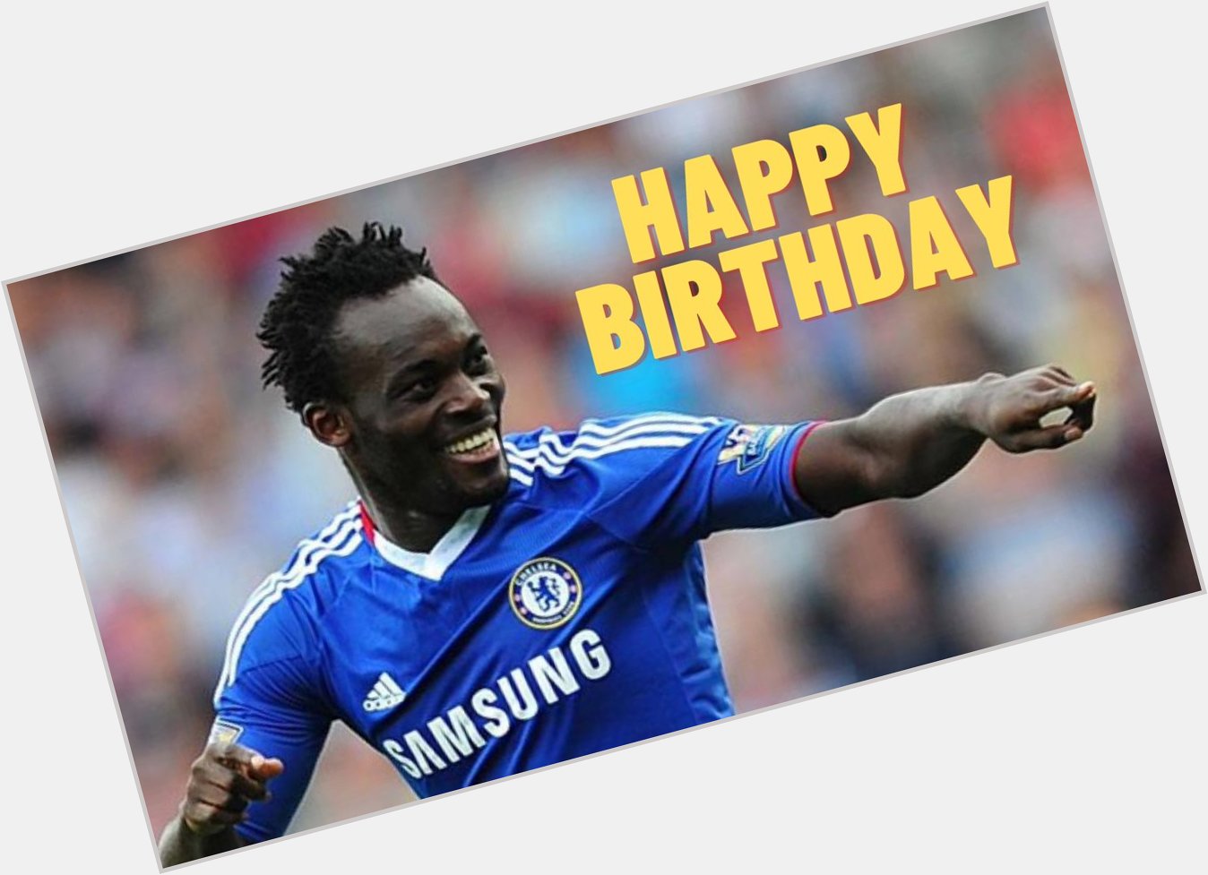 Happy Birthday to African football icon, Michael Essien! 