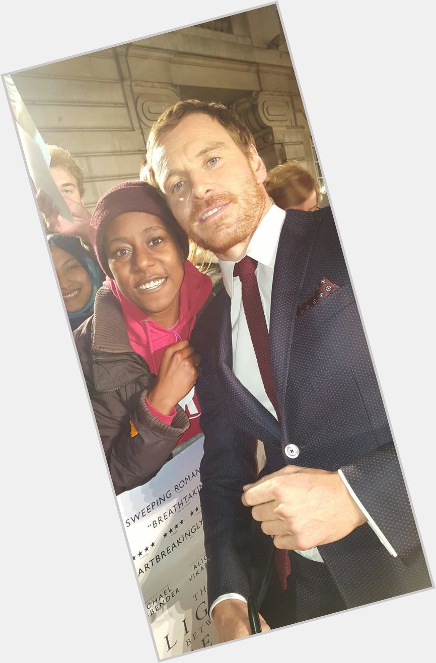 Happy Birthday to Michael Fassbender, one of the kindest actors I\ve met in a long time.  
