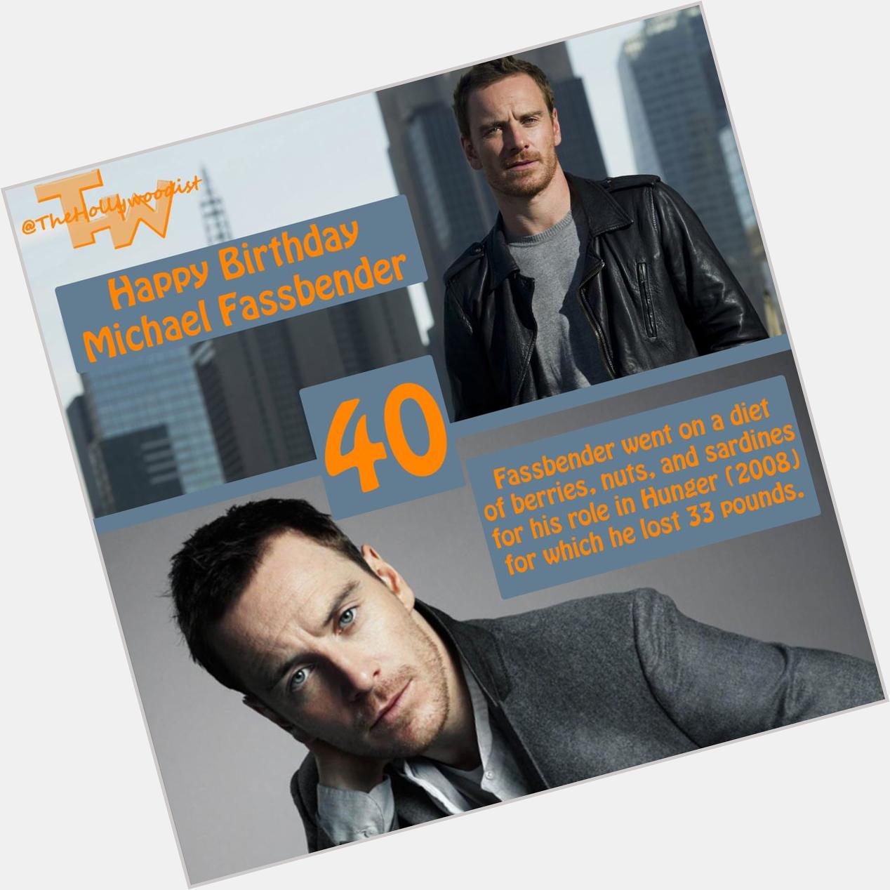 Happy Birthday Michael Fassbender.
What\s your favourite role of him? 