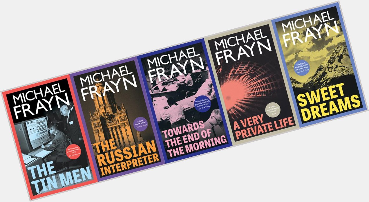 Happy birthday to Valancourt author Michael Frayn, who is 82 today! 