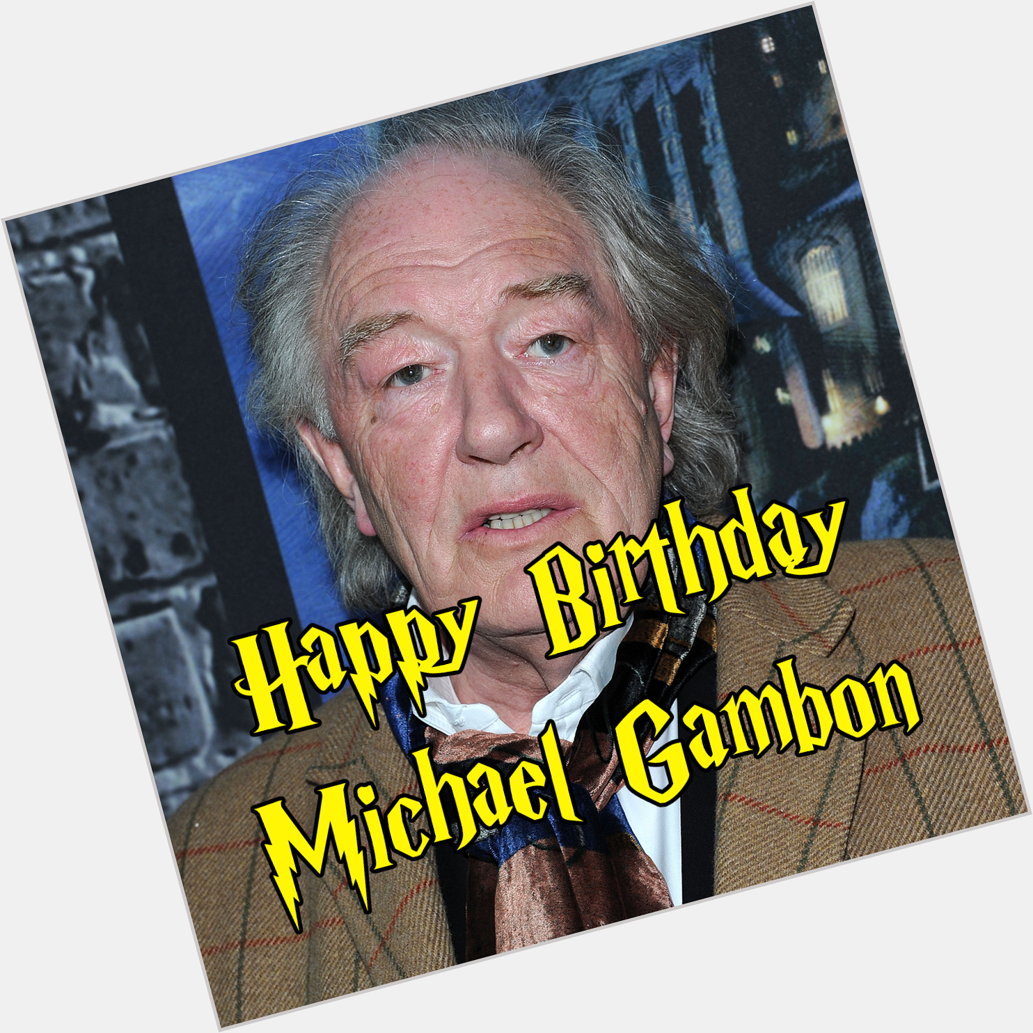Happy 75th birthday to Michael Gambon AKA Dumbledore <3  