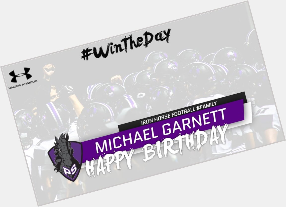 Happy Iron Horse Football birthday to JV player Michael Garnett. Have a great birthday! 