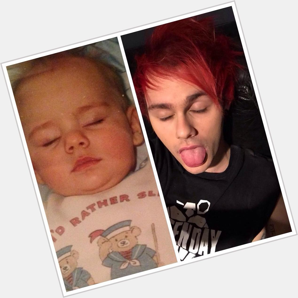 Then to now happy bday Michael Gordon Clifford once again ily so much have a great bday kitten           