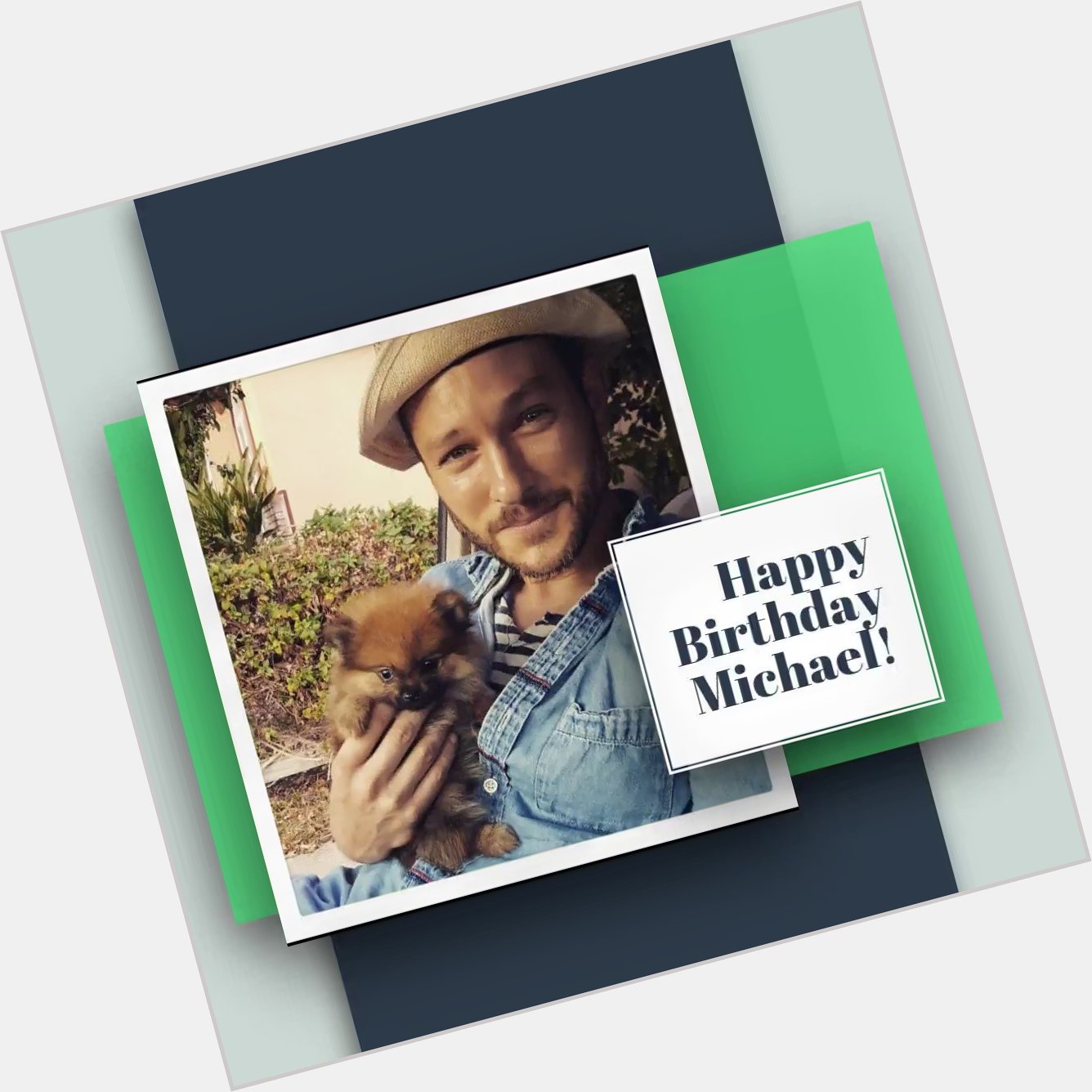 Welcome back Michael Graziadei & happy birthday!  