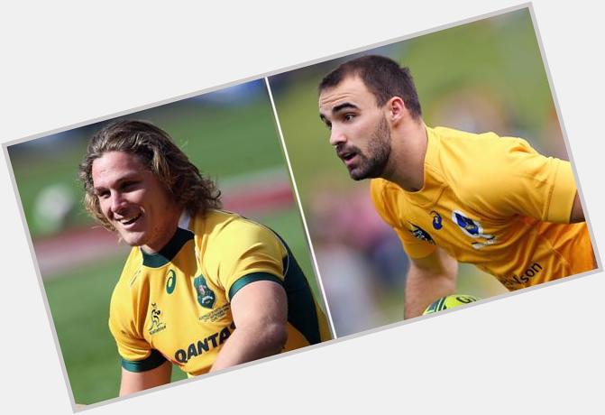 Happy Birthday & Wallaby Michael Hooper + Nick Frisby. Enjoy the day & good luck this wkend! 