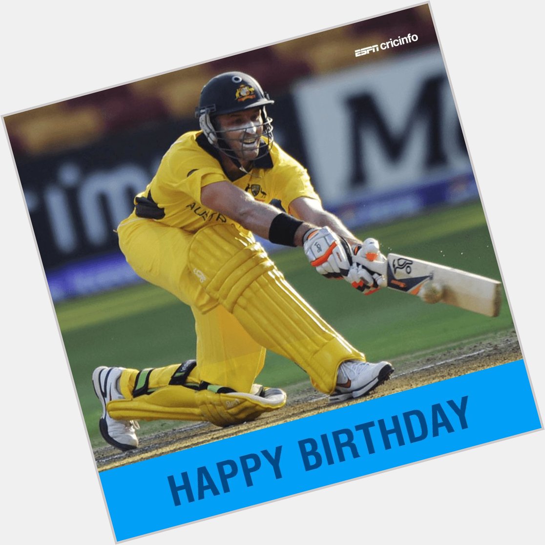  Happy birthday to \"Mr Cricket\" Michael Hussey 