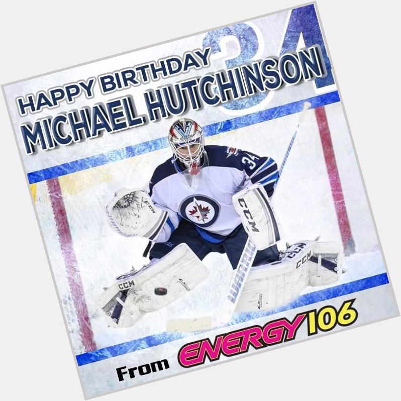 To help us wish goalie Michael Hutchinson a HAPPY BIRTHDAY!!! 