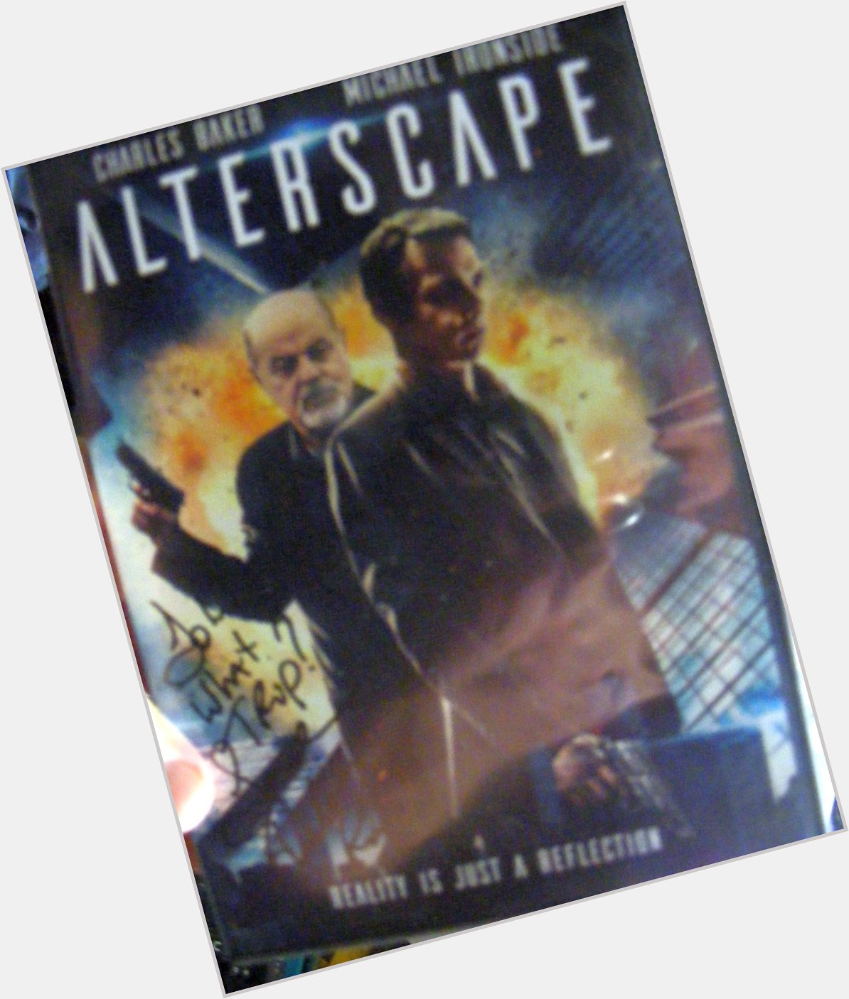 Alterscape! signed my DVD copy.  Happy 70th Birthday, Michael Ironside!  