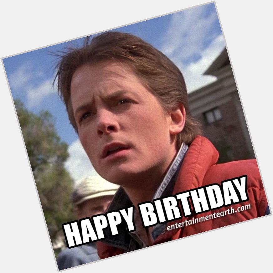 Happy 54th Birthday to Michael J. Fox of  Shop Collectibles:  