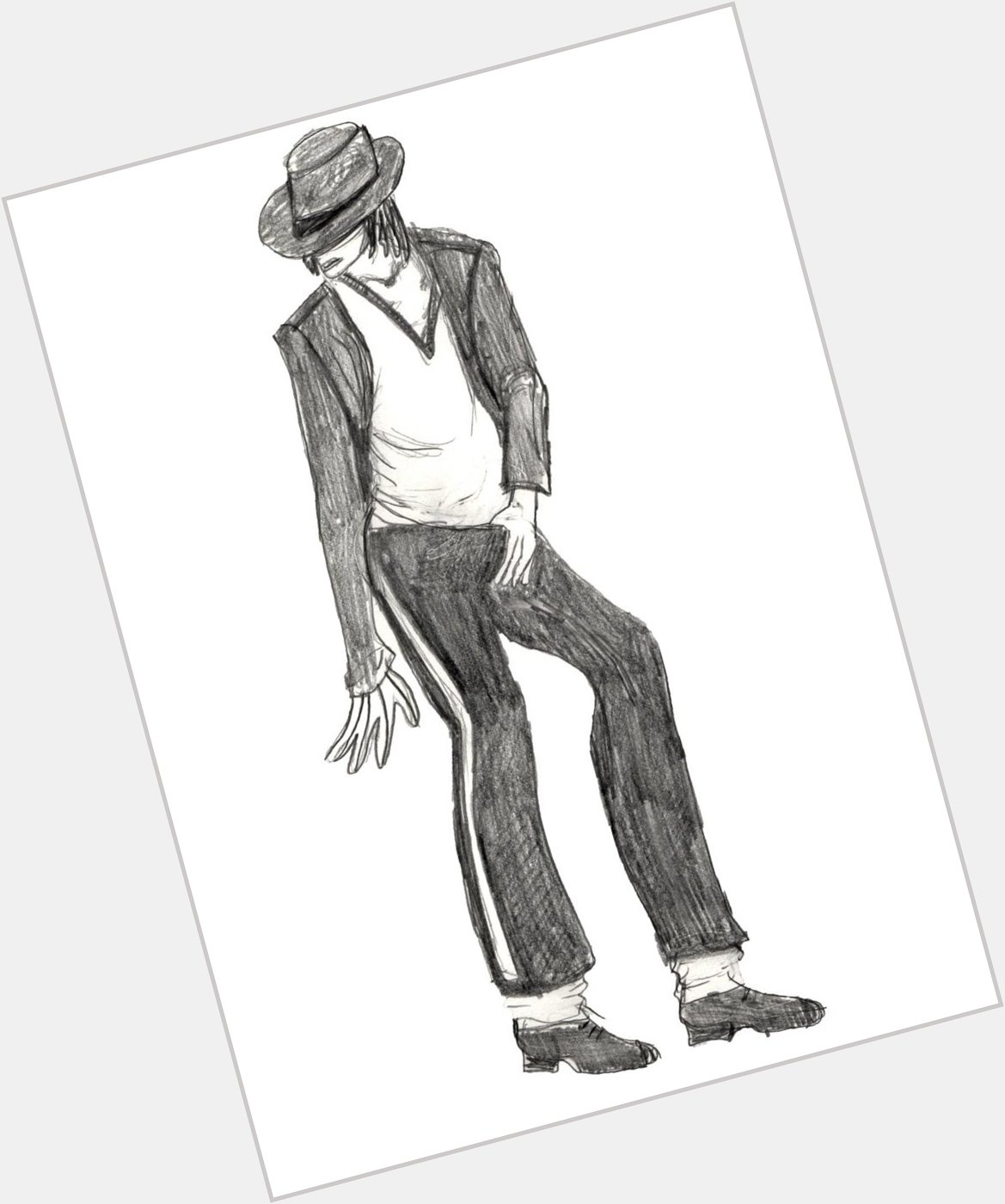 Happy Birthday to Michael Jackson Commemorative Sketch  