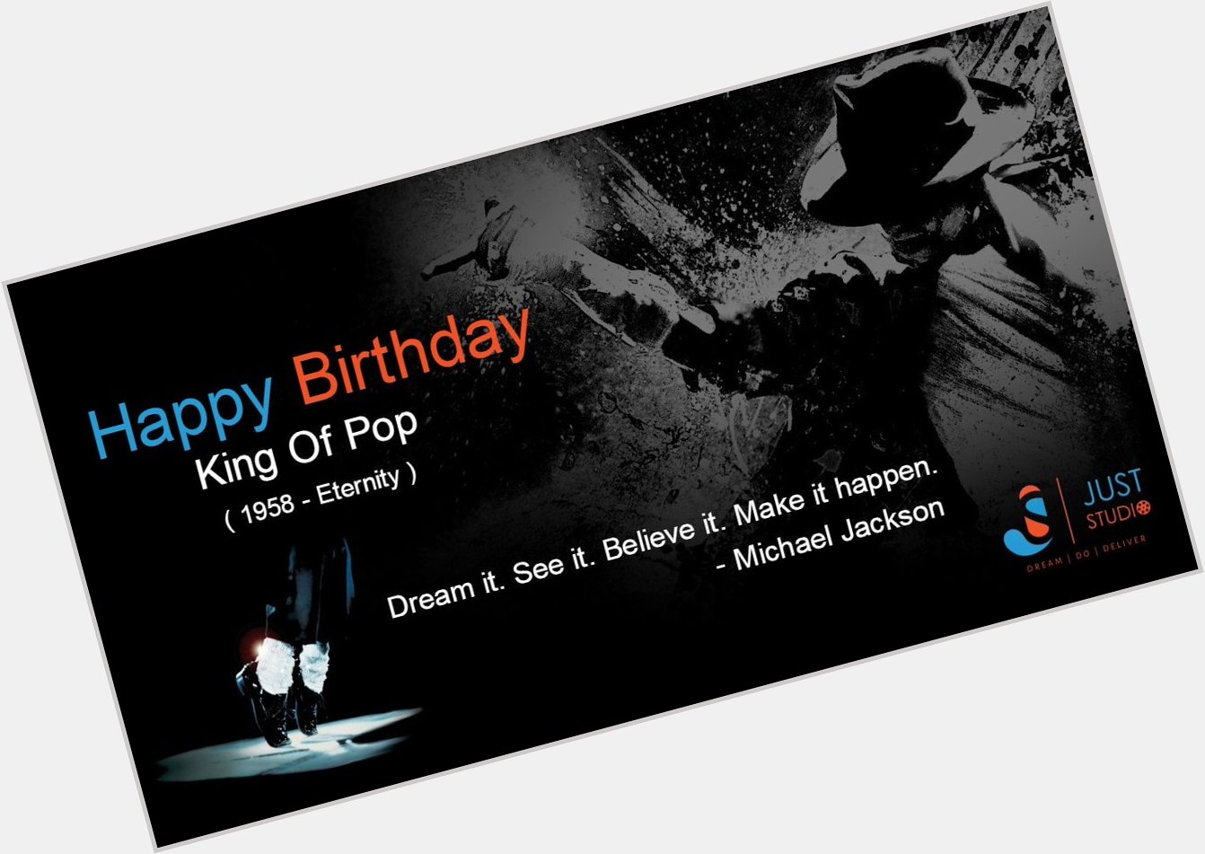 Happy birthday Michael Jackson...      