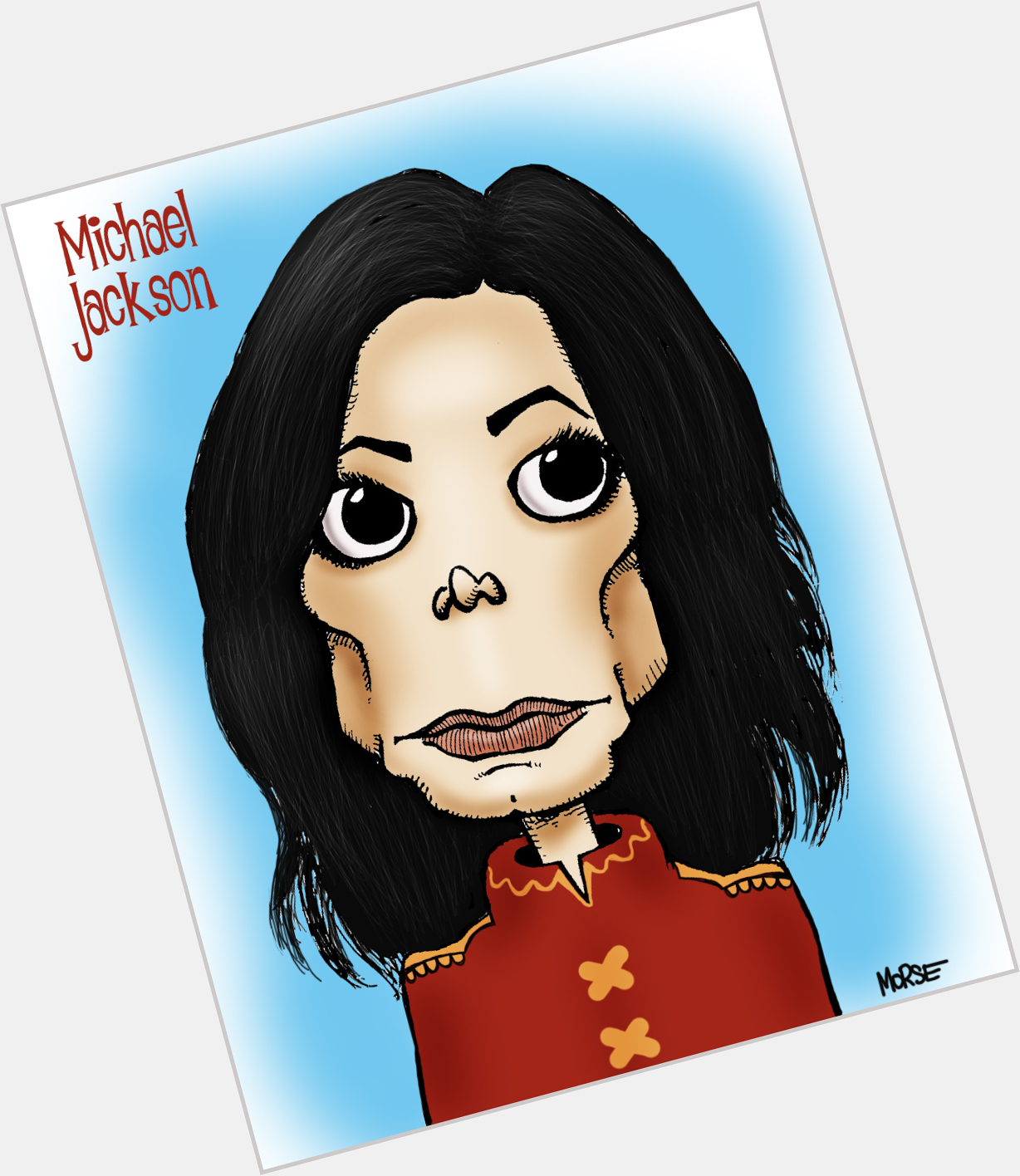 Happy Birthday to Michael Jackson!  Wanna be startin\ something... like a caricature?  Message me! 