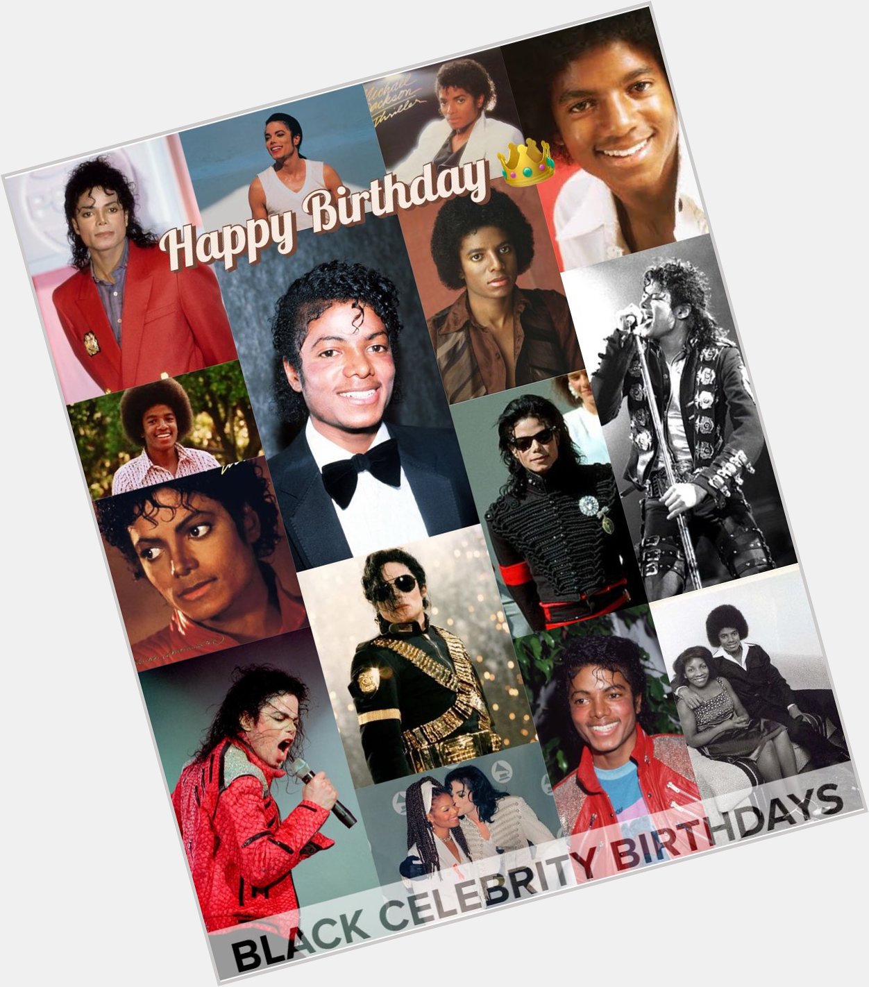 Happy Heavenly Birthday To Michael Jackson    