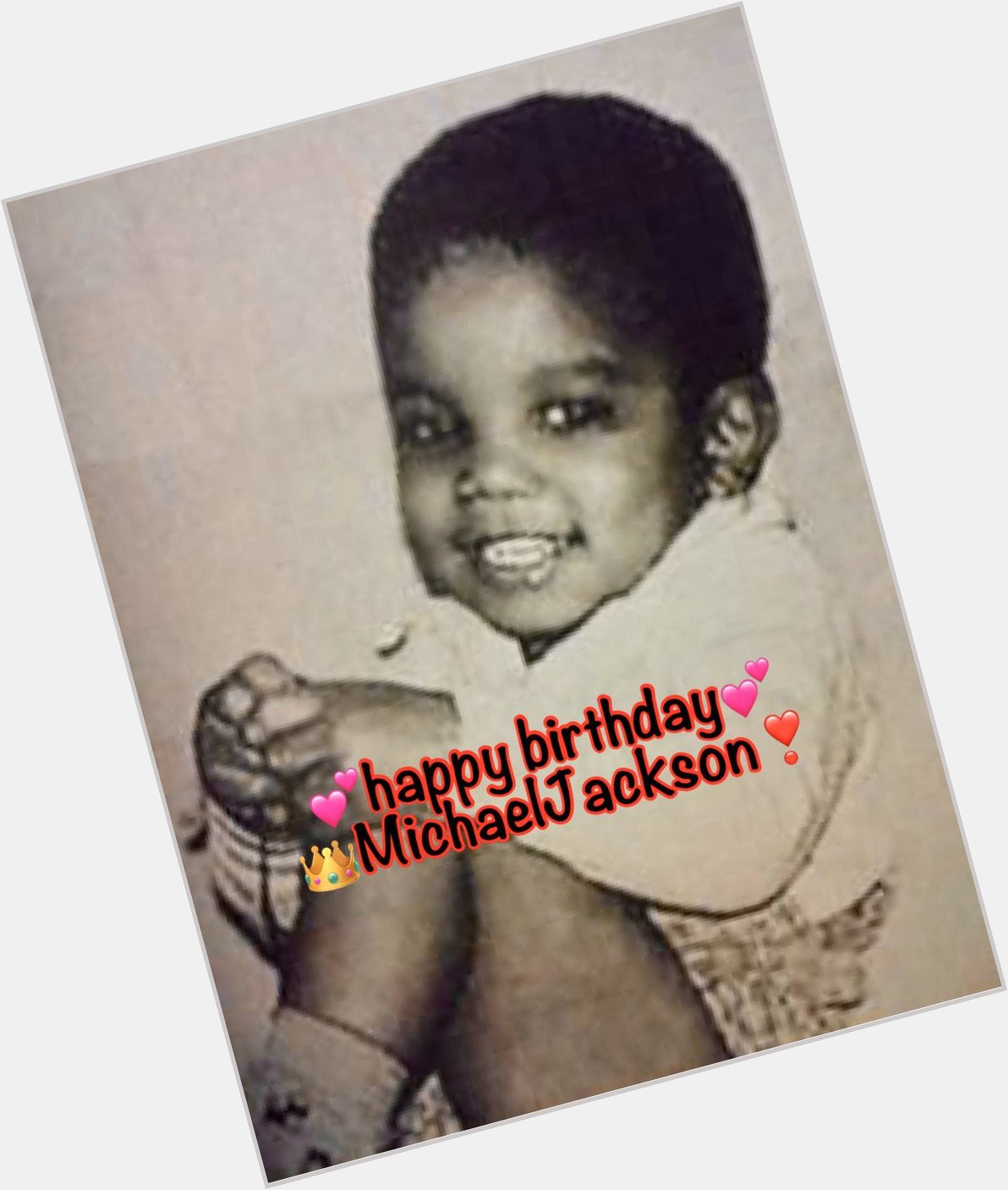 Happy birthday Michael Jackson   # MichaelJackson 