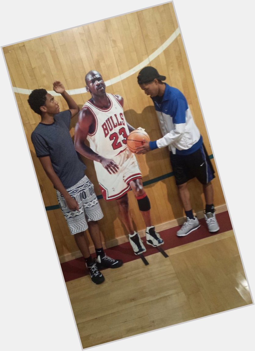 Throwback to when we met Michael Jordan. Happy Birthday youngin  