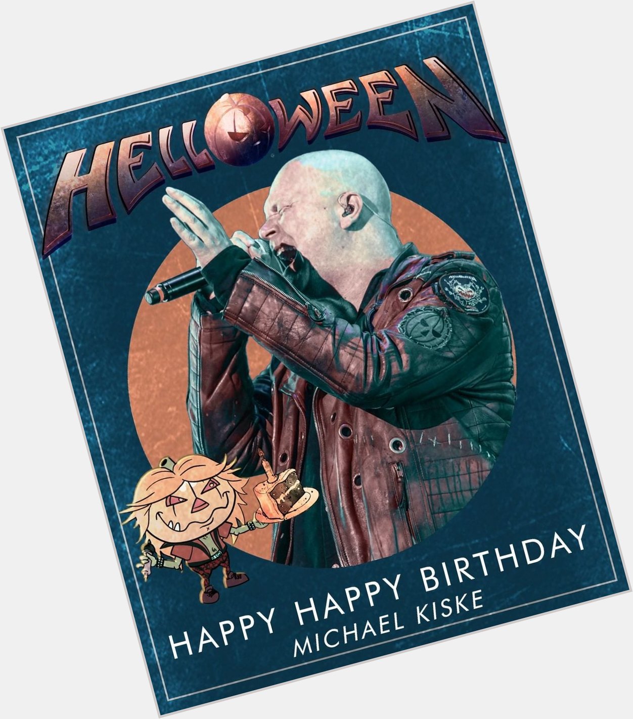 Happy 54 birthday to the Helloween singer Michael Kiske! 
