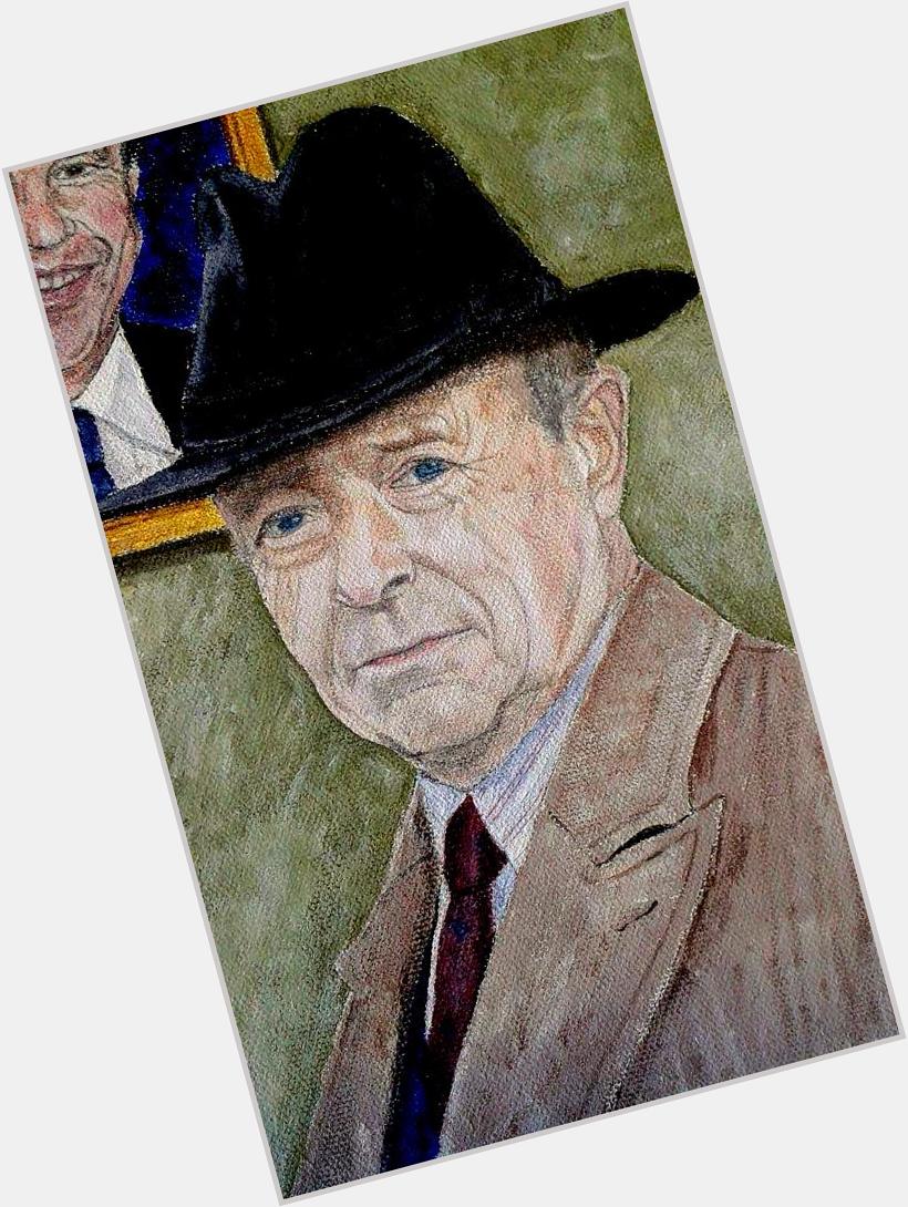 Happy belated birthday ( yesterday) to Michael Kitchen aka Christopher Foyle as painted by me 