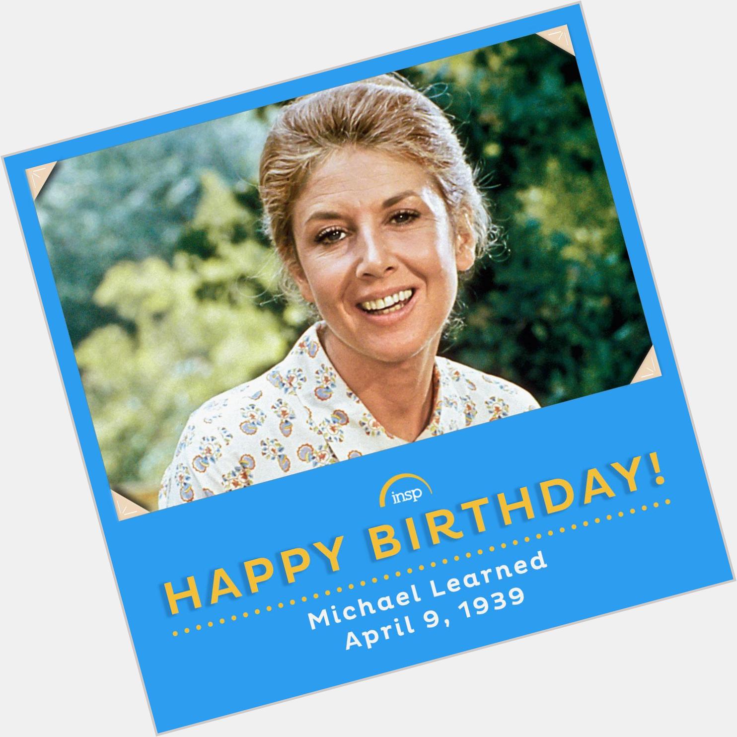 To wish the beautiful and talented Michael Learned a happy 76th birthday! 