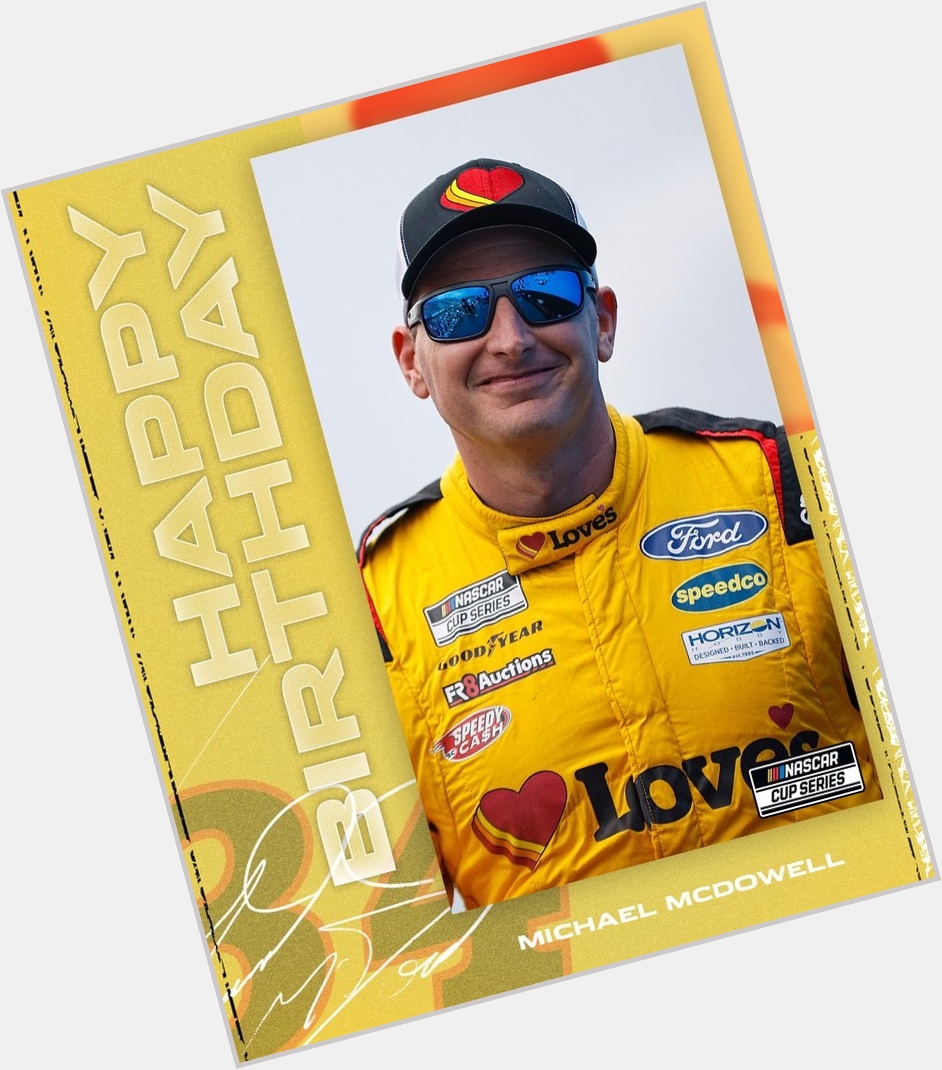 Happy birthday to the 2021 DAYTONA 500 Champion, Michael McDowell!   